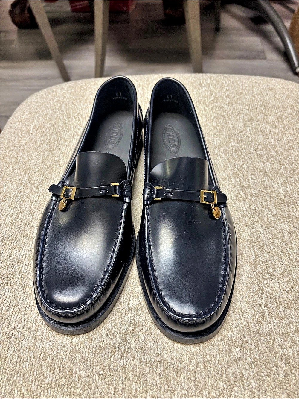 Tod's Men's Black Loafers US 11